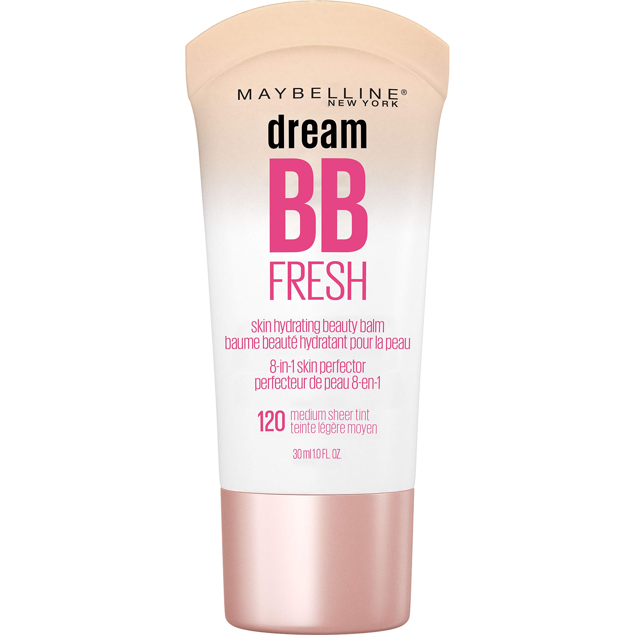 

Maybelline Dream Fresh BB Бальзам для красоты 8-в-1 Защита кожи Средний полупрозрачный оттенок