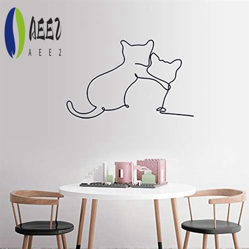 

AEE2-Metal Wrought Iron Crafts Animal Wall Decorations Soft Homes Wall Wrought Iron Crafts Pendants чёрный