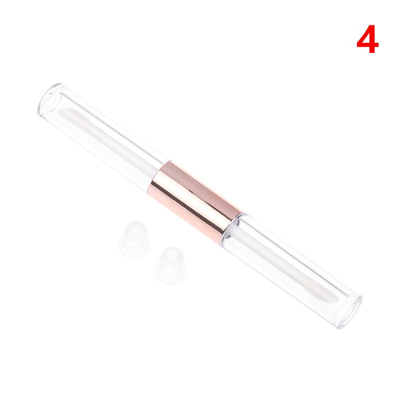 Double Head Clear Empty Mascara Tube With Wand Diy Eyeliner Tube Lip Gloss Bottle Packaging Eyelash Cosmetic Container Bottle