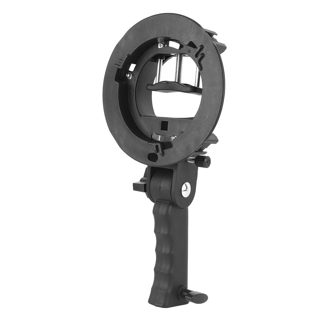 S Type Bracket for Bowens Mount Holder S Type Bracket Holder for Speedlite Flash Snoot Softbox Beauty Dish Reflector