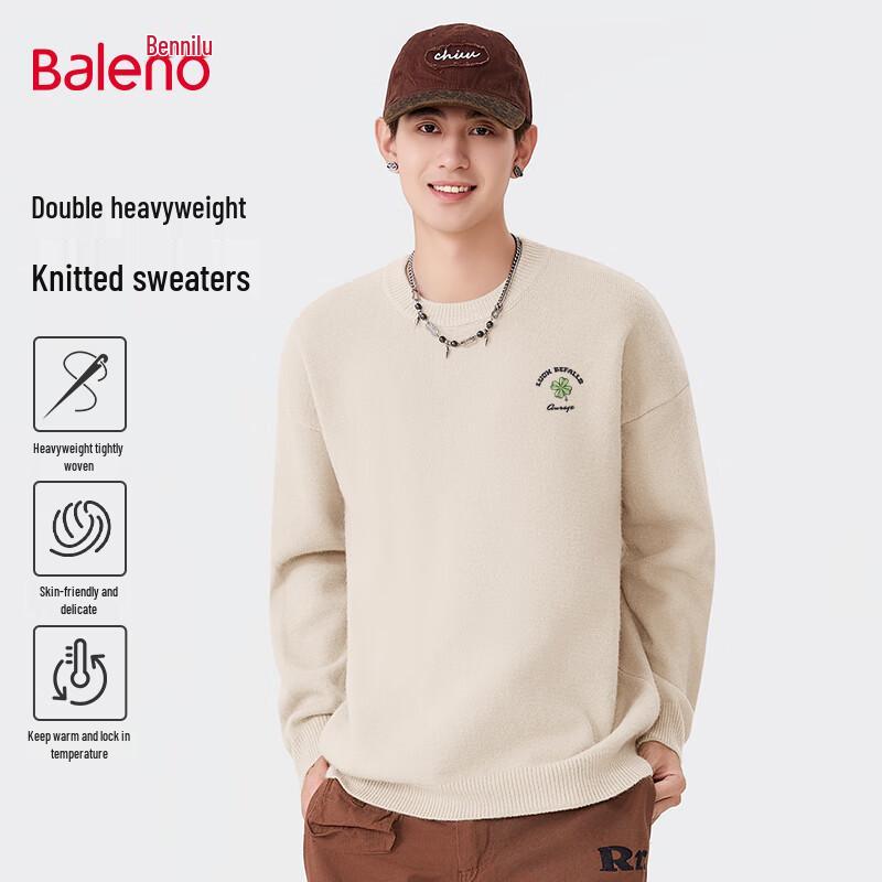 

Baleno Unisex Heavyweight Crew Neck Knit Sweater 3XL