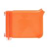 Pill Counting Tray Orange NonContact Clean Pills Dispenser Tray with Spatula Transparent Lid