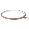 Imitated Wood Cross Stitch Hoop Plastic Embroidery Frame Craft Accessories  Hand Embroidery