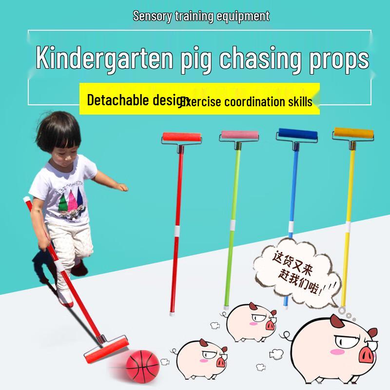 Zilaiqu Kids Pig-Chasing Rolling Ball Game