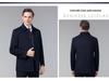 Brand Men's High-End Double-Sided Cashmere Coat - Wrinkle-Resistant Classic Business Wool Jacket