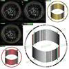 For V4 848 1098 1198 899 1199 1299 Reflective Motorcycle Accessories 17 Inch Front and Rear Wheel Decals Wheel Stripe Stickers