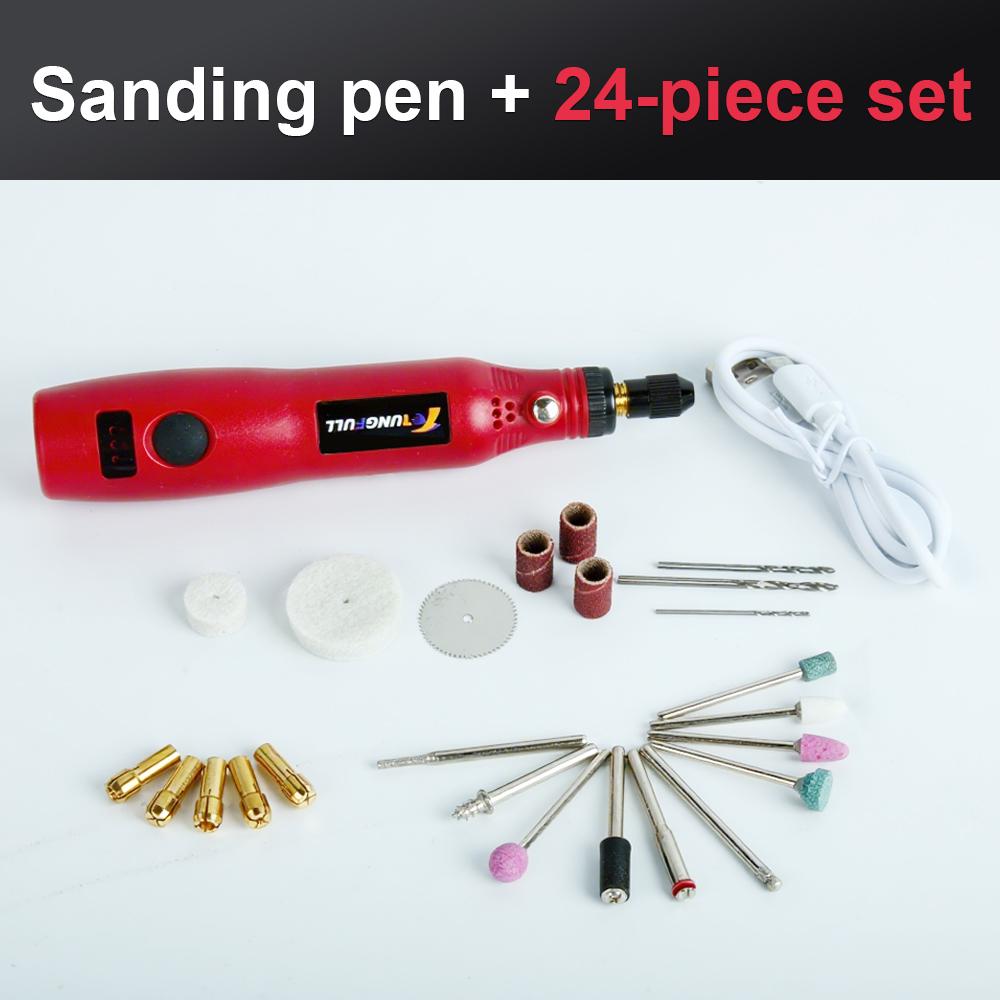 Mini Cordless Rotary Tool Handheld DIY Electric Drill for Sanding Polishing Drilling Etching Engraving With Various Accessories