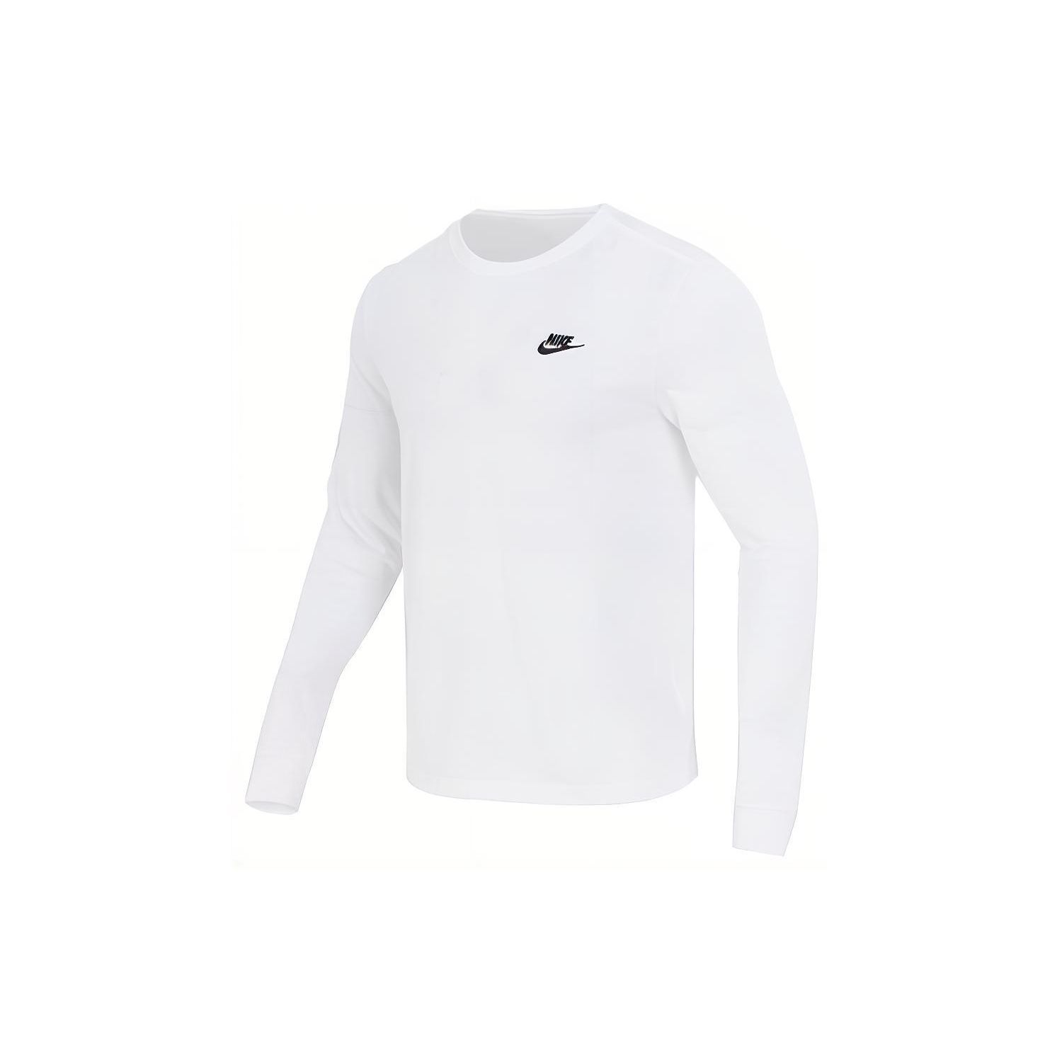 

Мужская футболка свободного кроя с длинным рукавом для бега с вышитым логотипом Nike, белые AR5194-100 XXL