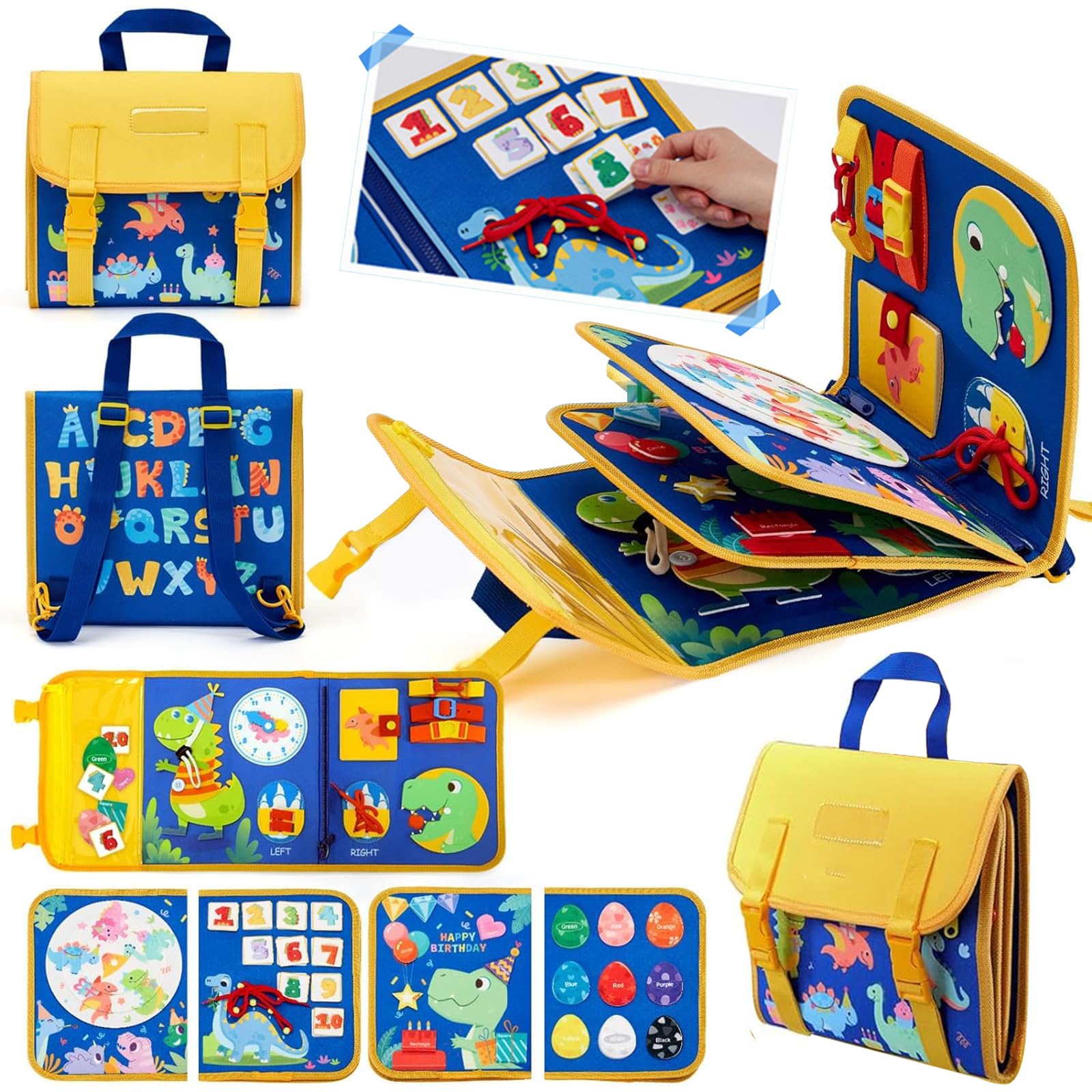 

Монтессори Игрушки Динозавры Раннее Развитие Пальцев Подарок на День Рождения для Мальчиков и Дошкольников Многофункциональные Образовательные Портативные Сенсорные Тренировки Возрастная Сертификация