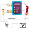 240A Kill Switch 12V Remote Battery Disconnect Switch with Led Voltage Display Automatic Power Shut Off Switch For Auto Battery
