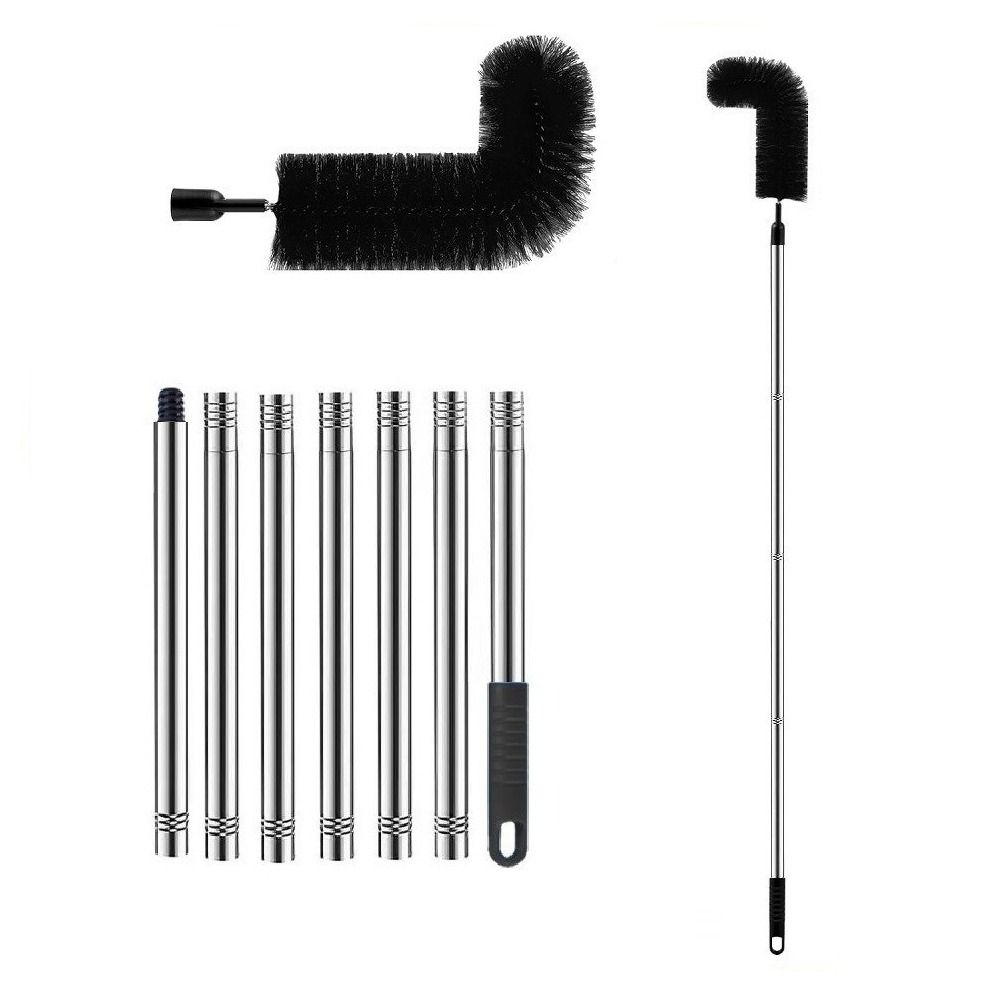 Bendable Head Roof Gutter Cleaner Extendable Balcony Gutter Brush  Roof Maintenance