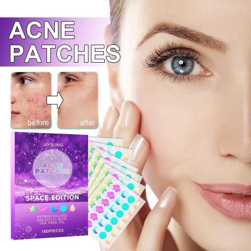 Jaysuing Acne Patches For Diminishing Facial Acne And Blemishes With Pore Care 180 Pcs