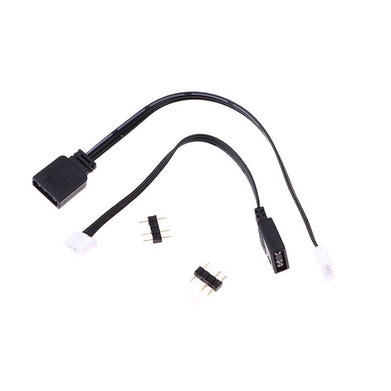 Fan Controller 5V 3 Pin To 6Pin 4Pin Transfer Adapter Cable 5V Argb 3P To 4P 6P Controller Adapter Cable