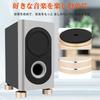 Monosaudio Aluminum Speaker 200kg Weight with Improved Audio Sound Vibration Compatible with 3M Tape and Screw for Home AV and Sound 4-Piece