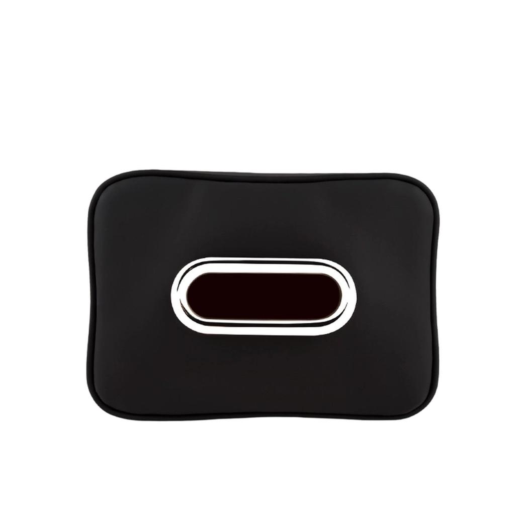 Leather Car Tissue Box Hanging for Armrest Sun Visor Seat Back