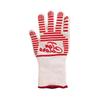 Red Extended Heat-Resistant Oven Mitt