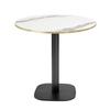 Round Table - White Marble - Ø 70 Cm - Height 75 Cm - Contemporary Style