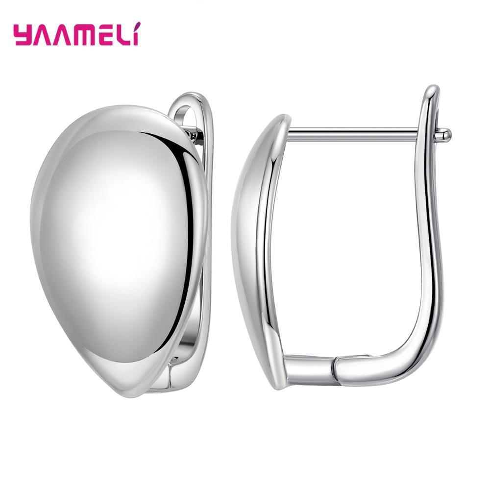 Echte 100% S925 Sterling Silber Schmuckkomponenten Ohrringe Hebelverschluss Ohrhaken Teile Zubehör Handgefertigte Materialien