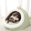 MAITA Sweet Cat Bed Warm Pet Basket Cozy Kitten Lounger Cushion Cat House Tent Very Soft Small Dog Mat Bag For Washable Cave Cats Beds