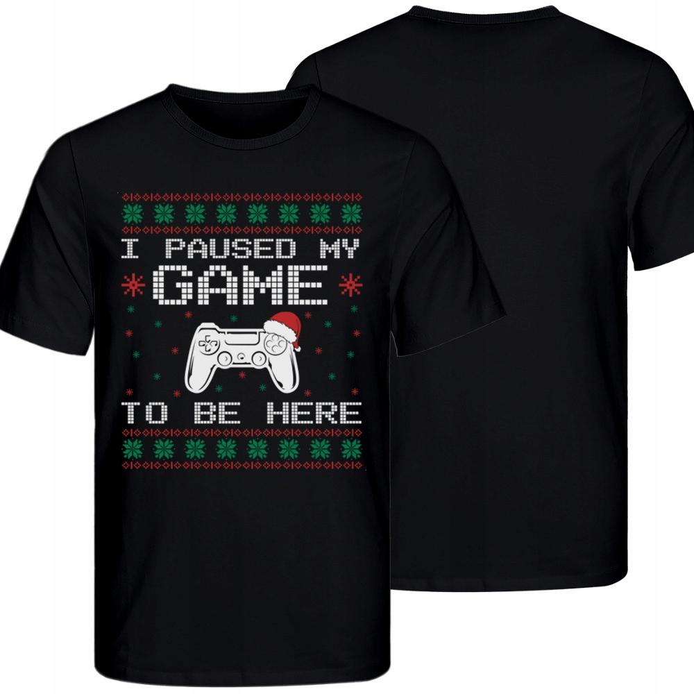 Koszulka Świąteczna na prezent dla gracza na Mikołajki klasowe Mikołaja XL