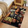 2pac Floor Mat Perfect for Outdoor Living Rooms Playrooms Bedrooms Antislip Carpet Decorate Offices Luxury Gift for Birthday, Christmas, Wedding