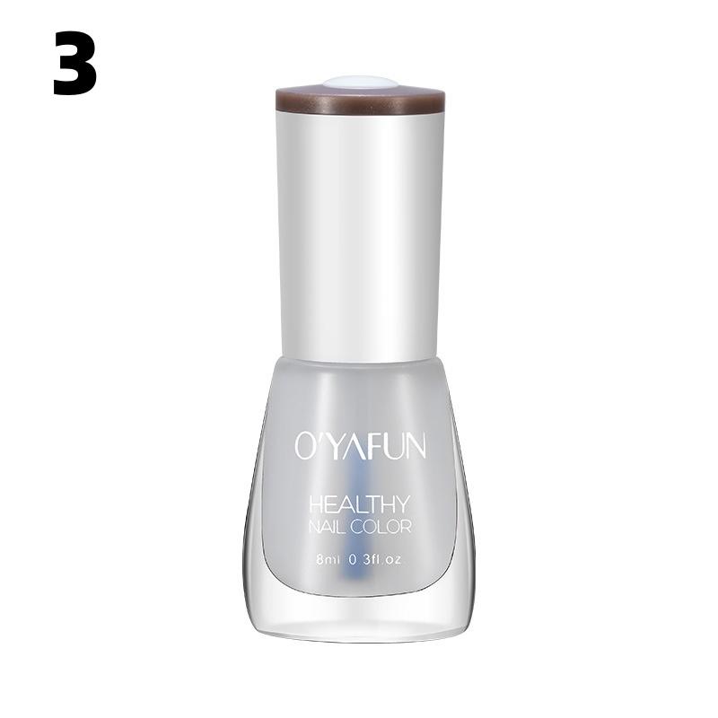 Nail Polish Can Be Peeled Off Without Baking, Quick Drying, Healthy Nude Color Sequins Nail Art Set, Can Be Peeled Off and Protected Nail Polish