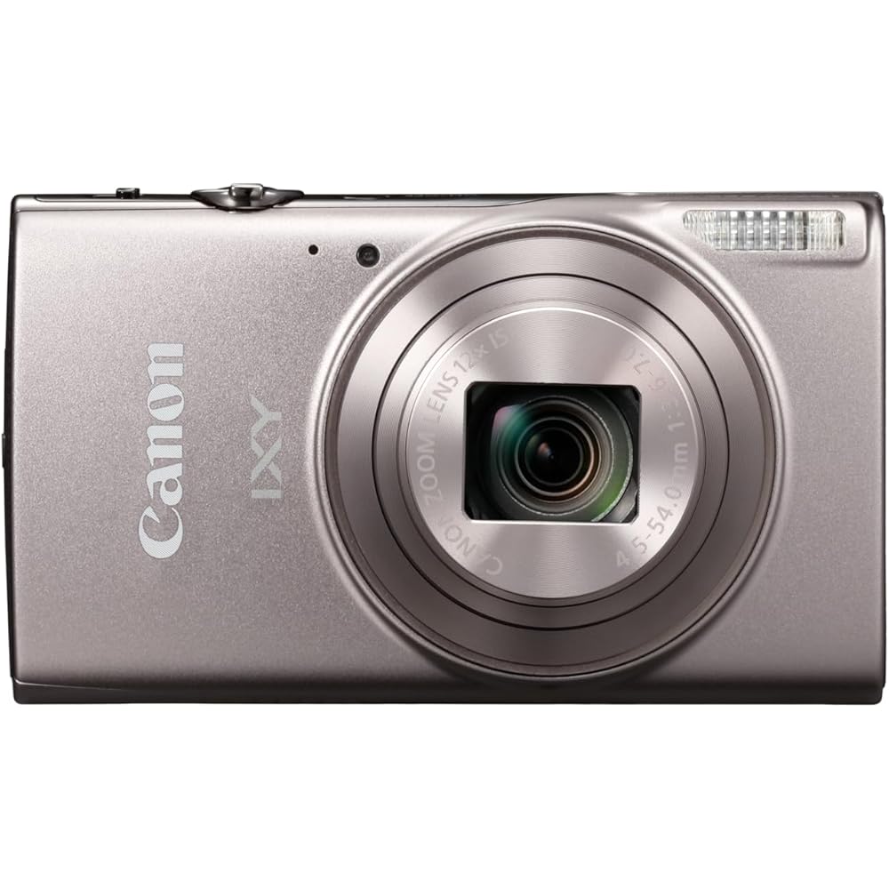 Canon IXY650m Compact Digital Camera, Silver, 12x Optical Zoom/Wi-Fi Compatible, IXY650mSL