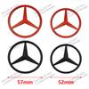 ABS 52mm 57mm Car Steering Wheel Logo Badge For Mercedes Benz C E S Series CLA CLS W212 W205 W204 Emblem Styling Accessories KUVWX1
