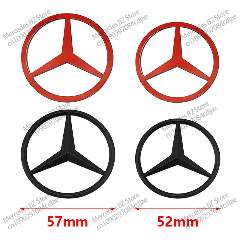 ABS 52mm 57mm Car Steering Wheel Logo Badge For Mercedes Benz C E S Series CLA CLS W212 W205 W204 Emblem Styling Accessories KUVWX1