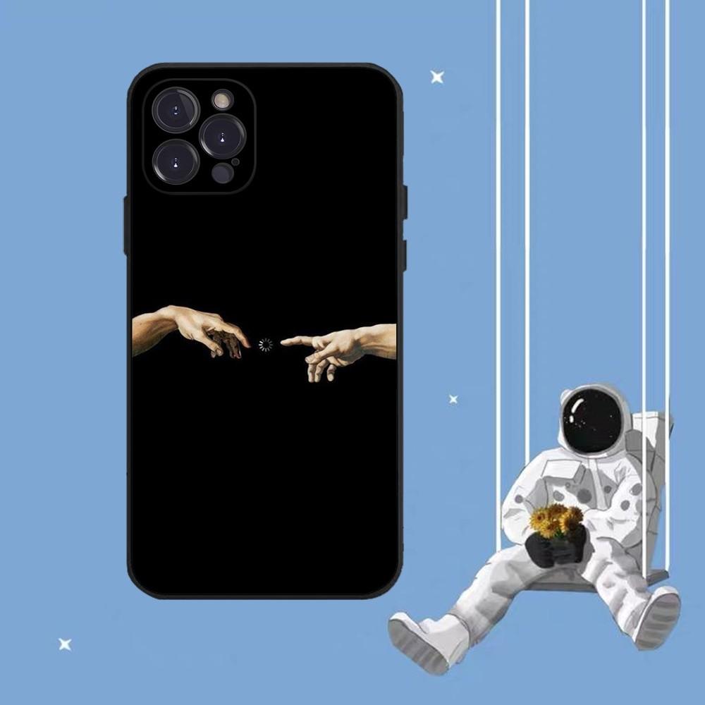 Creation of Adam Phone Case For iPhone 14 11 12 13 Mini Pro XS Max Cover 6 7 8 Plus X XR SE 2020 Funda Shell
