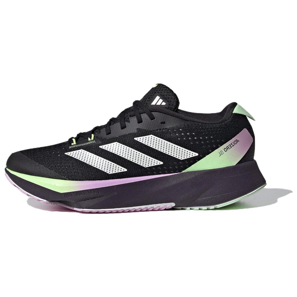 Adidas  Adizero SL Black Green Spark Women Sneakers Core-Black Zero-Metallic IG8197