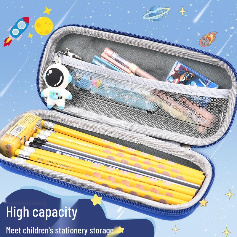 Korean Style 3D Cartoon EVA Pencil Case for Elementary Students - Large Capacity for Boys & Girls
