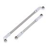 RC Steering Servo Linkage Kit 104mm Pull Rod Links and 7mm Joints for VP F10 1 10 Scale Car Model Silver