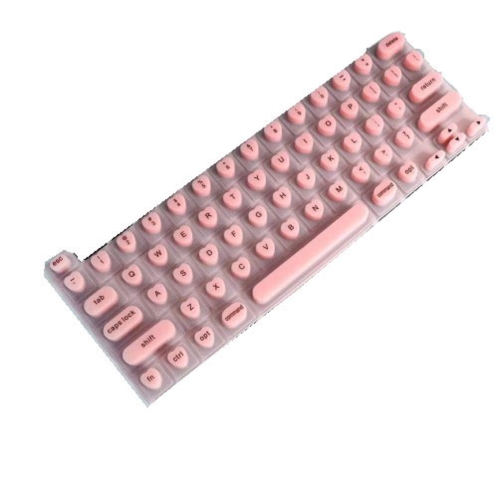 

Press Laptop Keyboard Film Easy Typing Keys Keycaps Keyboard Protector Cover for Long Nails розовый