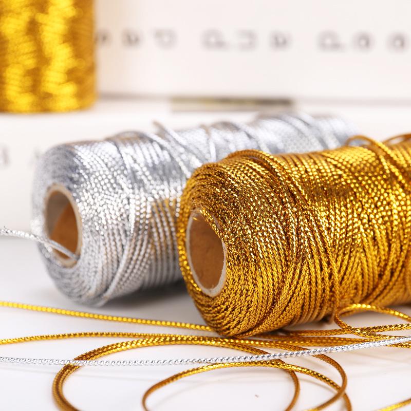 100 m Macrame Šňůra Lana Šňůra Šňůra Stuha Luky Řemesla Kutilské dárkové balení Šití Kroucená nit Domácí textil Šití Příslušenství