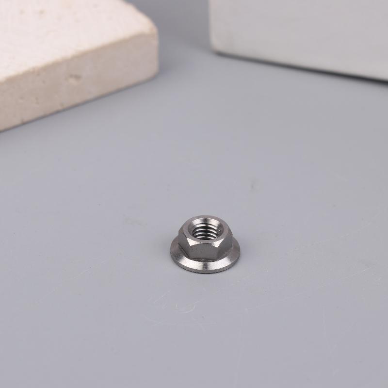 1 Pcs Motorcycles Titanium Hex Flange Hexagon Nuts M5 M6 M8 M9 M10 M12 For Motorcycles And Motorbikes