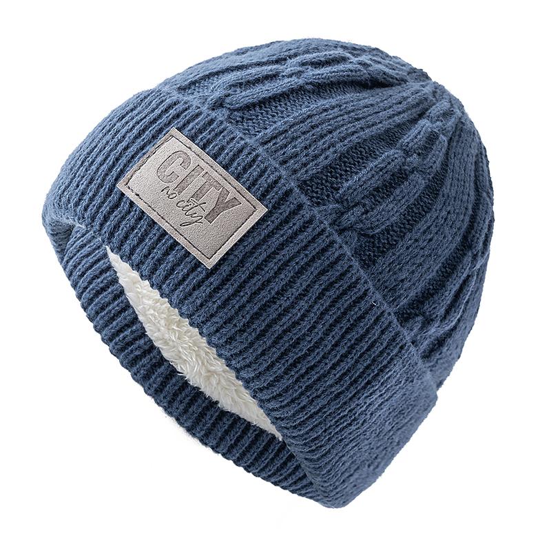 Unisex Letter Label Beanie Hat Fashion Winters Hats Male Female Outdoor Classic Keep Warm Winter Cap