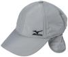 Mizuno Breath Thermo Cap with Ear Cold Free Size Flaps, Protection, Moisture-Wicking, Heat-Generating, C2JWA660, Charcoal, (Head Circumference