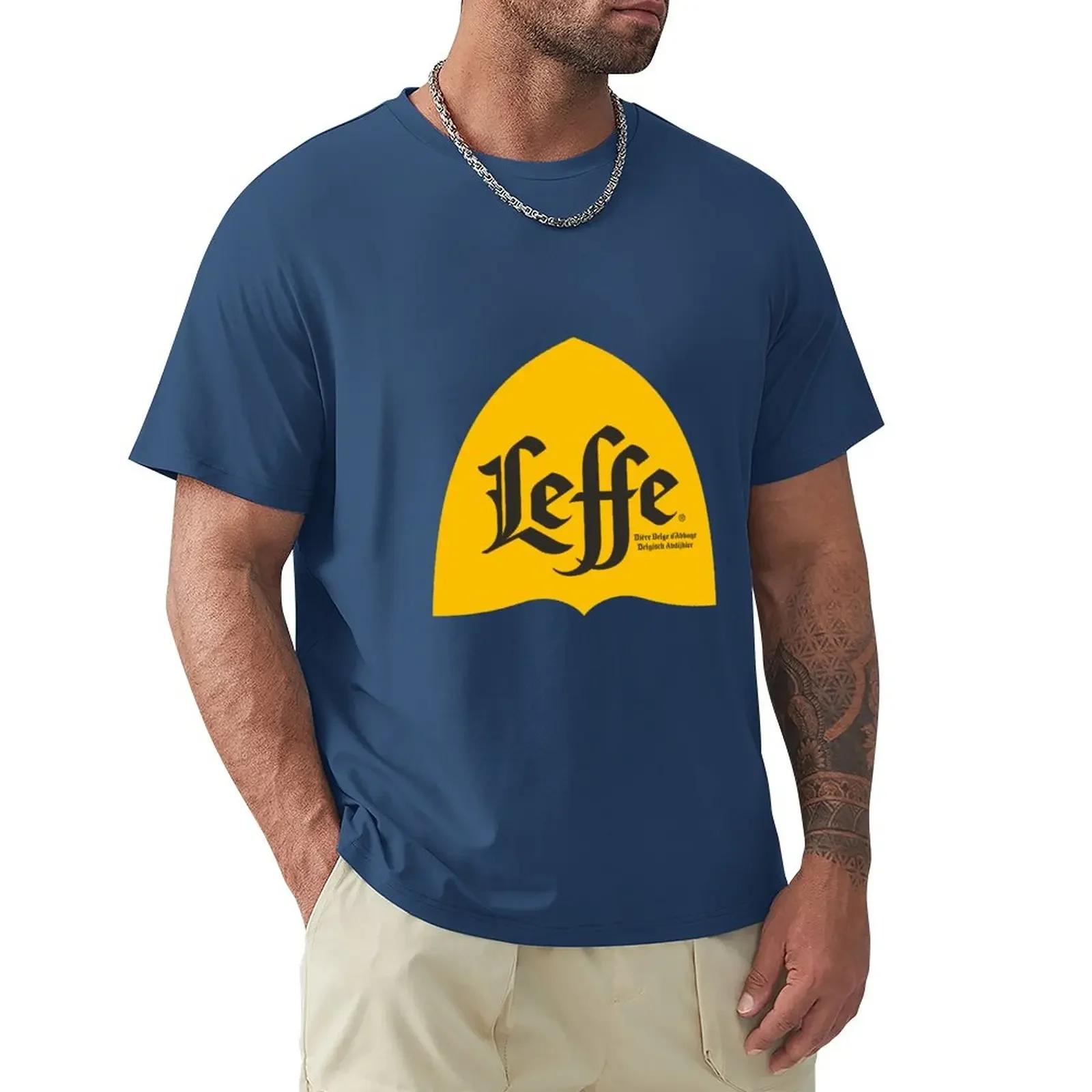 

leffe beer belgisch TShirt tops quick drying korean fashion Mens cotton tshirt L