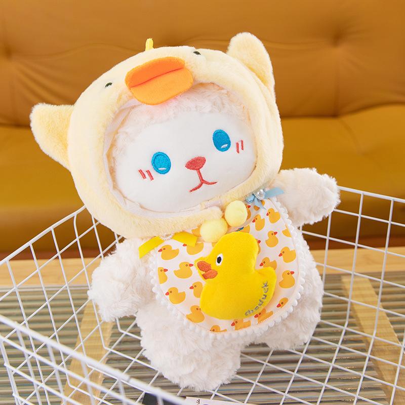 

Small milk sheep plush toy doll lamb doll sleeping throw pillow advanced birthday gift for girls Valentine s Day gift 25cm