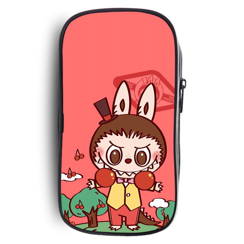 2025 Labubu Primary And Secondary School Students Cartoon Diy Printing Fashion Storage Pencil Bag