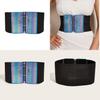 Ladies Wide Elastic Waist Belt With Zipper Ring Design Stylish Accessory For Casual Wear