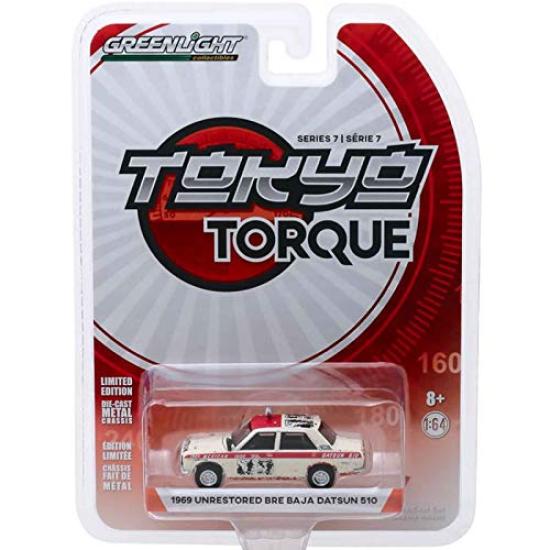 Greenlight Масштаб 1:64 Серия «TOKYO TORQUE 7» 1969 НЕСОХРАННЫЙ BRE BAJA DATSUN 510