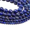 1strand/lot 4/6/8/10/12 Mm Natural Lapis Lazuli Stone Beads Round Loose Spacer Bead For Jewelry Making Findings DIY Bracelet