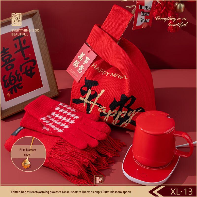 Thermostatic Mug Gift Set with Gloves and Scarf