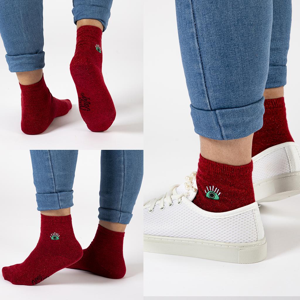 Biggdesign My Eyes On You Glitter Women's Socks Set