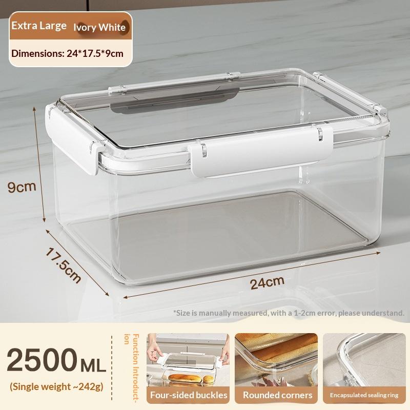 Fruit Storage Containers Fresh Food Containers Fridge Clear Fruit Organizer Refrigerator Multifunctional Meal Prep Lunch Box