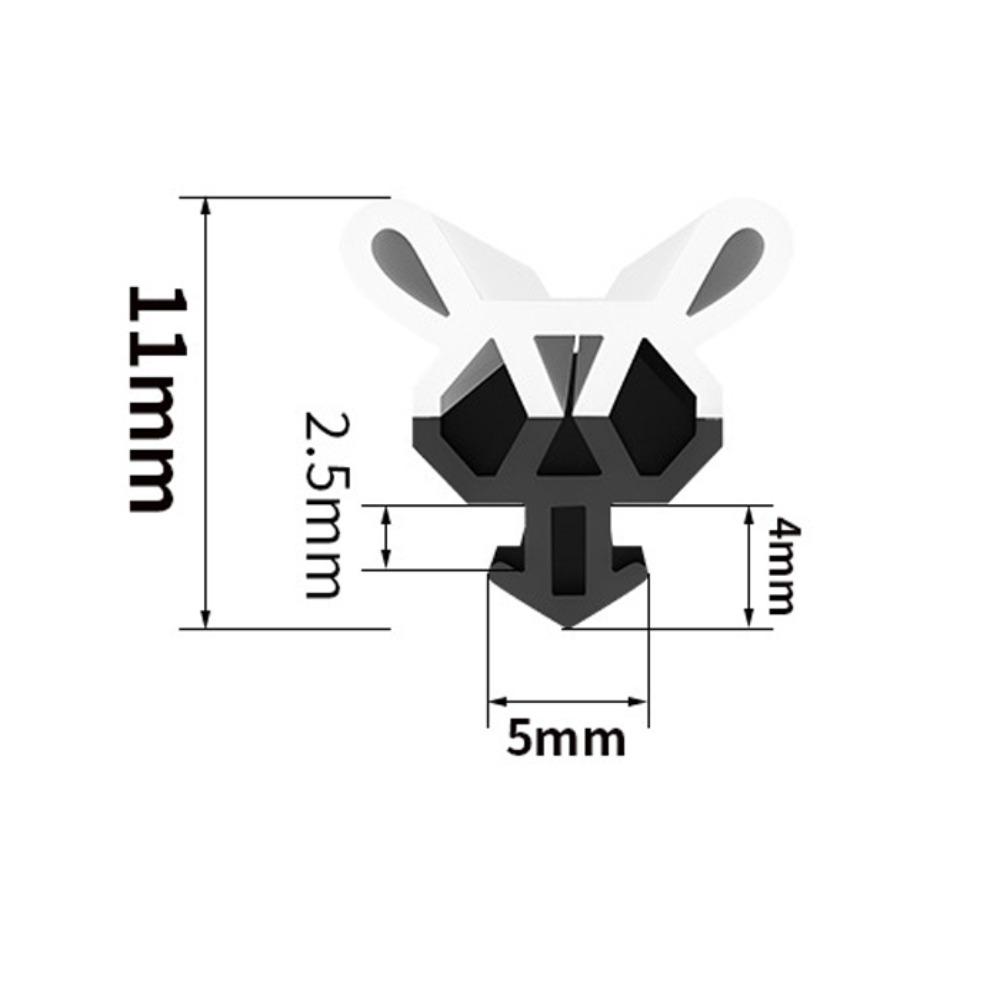 

4M High Quality TPE Window Sealing Strip Flexible Soundproof Weather Stripping Anti Collision Windproof Weatherstrip