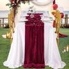 Luxurious Velvet Table Runner, Wedding Reception Baby Shower Decora, Soft Table Linen Overlay, WeddingTable Runner Room Decor