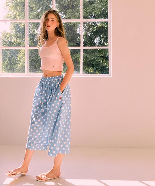 Seideu [W] Luftige Punkt-Culotte-Hose